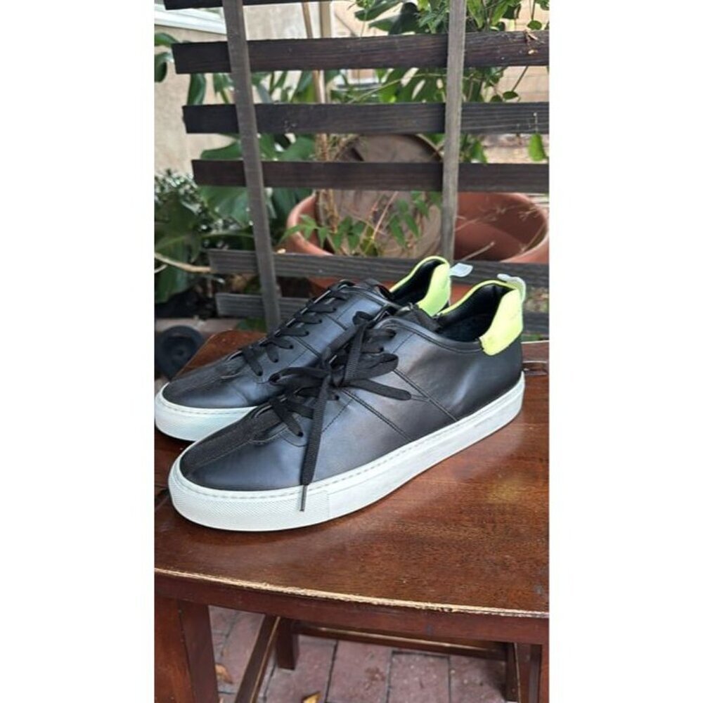 DANIEL PATRICK Size 10 (43) Men's Low Top Shoes Designer Used BLACK